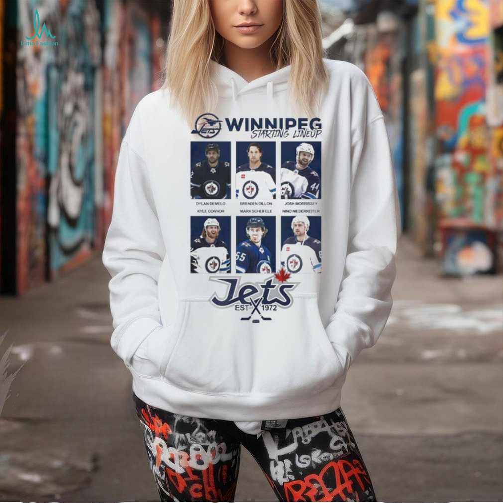 Official winnipeg Jets Hockey Team Est 1972 Starting Lineup T Shirt Official winnipeg Jets Hockey Team Est 1972 Starting Lineup T Shirt