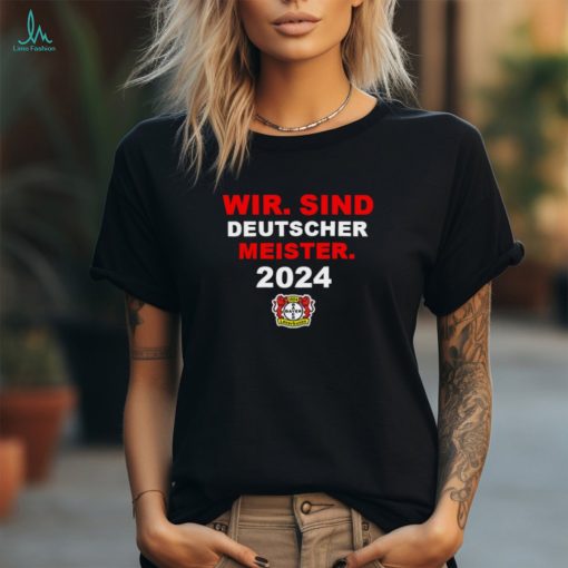 Official wir Sind Deutscher Master 2024 Leverkusen Champions Shirt