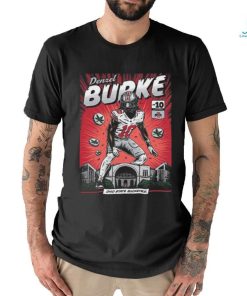 Ohio State Buckeyes 10 Denzel Burke Nil Comic T Shirt