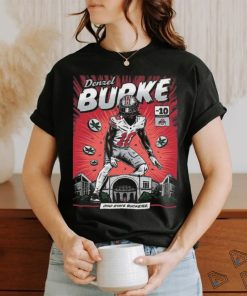 Ohio State Buckeyes 10 Denzel Burke Nil Comic T Shirt, hoodie, sweater, long sleeve and tank top Ohio State Buckeyes 10 Denzel Burke Nil Comic T Shirt