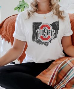Ohio State Buckeyes State White T Shirt