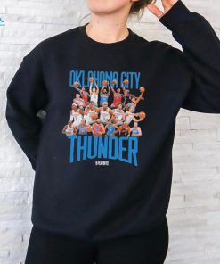 Oklahoma City Thunder 2024 NBA Playoff Roster Basketball T Shirt