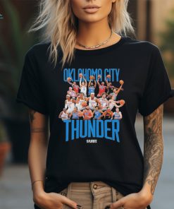 Oklahoma City Thunder 2024 NBA Playoff Roster Basketball T Shirt