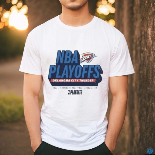 Oklahoma City Thunder 2024 Nba Playoffs Defensive Stance sport T Shirt