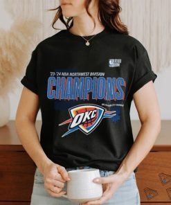Oklahoma City Thunder 2024 Northwest Division Champions Locker Room Shirt