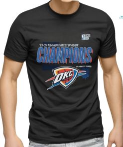 Oklahoma City Thunder 2024 Northwest Division Champions Locker Room Shirt
