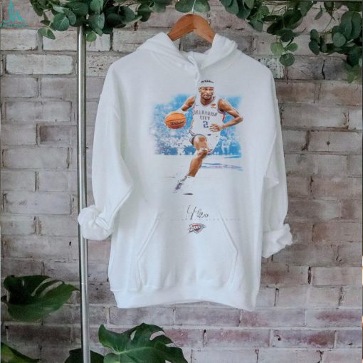 Oklahoma Thunder Sga 2024 Playoff Basketball Shai Gilgeous Alexander T Shirt