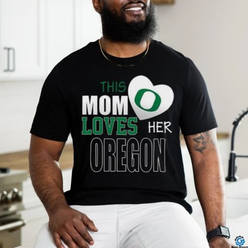 Oregon Ducks Mom Loves Mothers Day T shirt