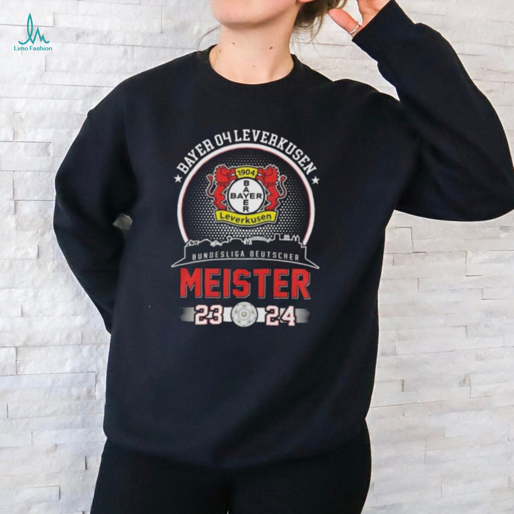 Original Bayer Leverkusen Bundesliga Deutscher Meister 23 24 Shirt Original Bayer Leverkusen Bundesliga Deutscher Meister 23 24 Shirt