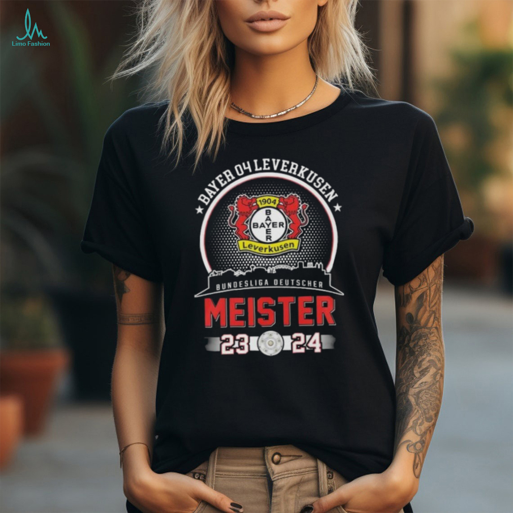 Original Bayer Leverkusen Bundesliga Deutscher Meister 23 24 Shirt Original Bayer Leverkusen Bundesliga Deutscher Meister 23 24 Shirt