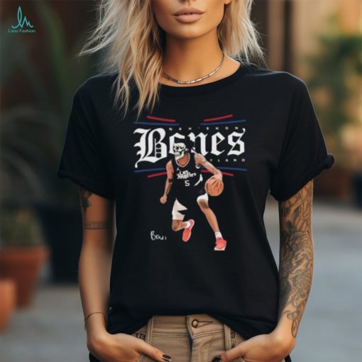 Original Bones Hyland Los Angeles Clippers Signature Shirt