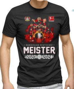 Original Bundesliga Deutscher Meister Bayer 04 Leverkusen 2023 2024 Unisex T Shirt