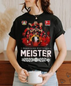 Original Bundesliga Deutscher Meister Bayer 04 Leverkusen 2023 2024 Unisex T Shirt