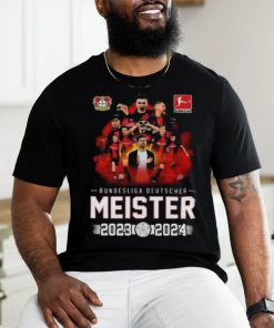 Original Bundesliga Deutscher Meister Bayer 04 Leverkusen 2023 2024 Unisex T Shirt