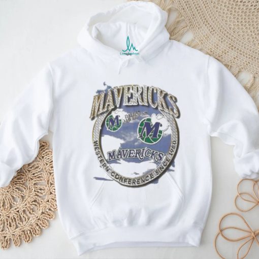 Original Mitchell & Ness Tan Dallas Mavericks Hardwood Classics Vintage Soul Crown Jewels Shirt