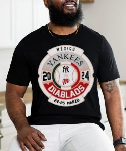 Original New York Yankees Vs Mexico Diablos 2024 Shirt