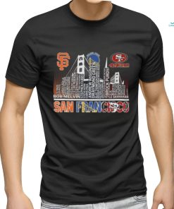 Original San Francisco Sport Teams Players City Skyline Shirt