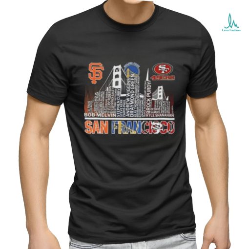 Original San Francisco Sport Teams Players City Skyline Shirt