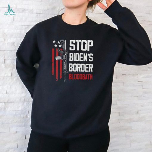 Original Stop Biden’s Border Bloodbath Shirt