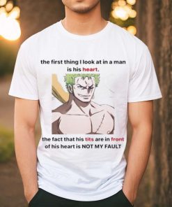 Original The First Thing I Look At In A Man Is His Heart Shirt