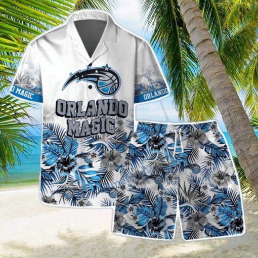 Orlando Magic Team Logo Pattern Basketball Season Hawaiian Shirt & Short