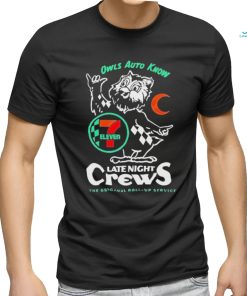 Owls auto know late night crews T shirt