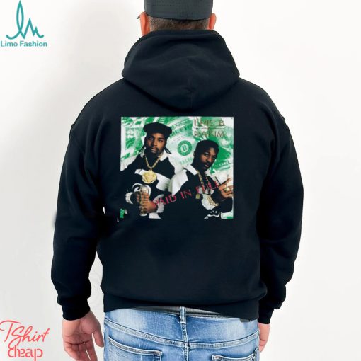 Paid in full t shirt illustration shirt