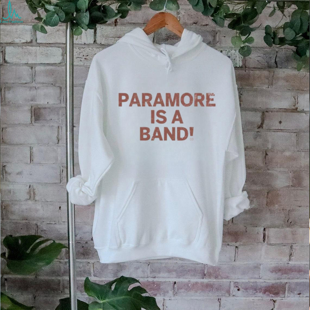 Paramore Is A Band Ladies Boyfriend Shirt Paramore Is A Band Ladies Boyfriend Shirt