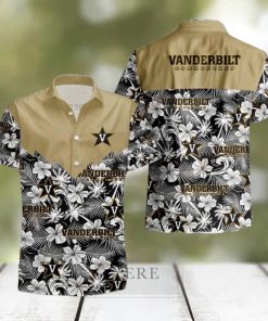 Patterned NCAA Vanderbilt Commodores Hawaiian Shirt, Stylish