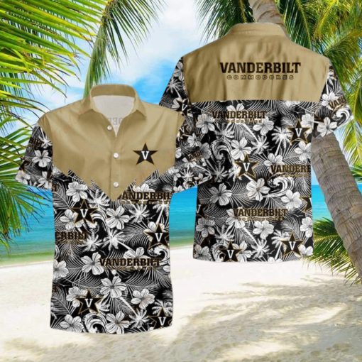 Patterned NCAA Vanderbilt Commodores Hawaiian Shirt, Stylish