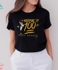 Paul skenes  keepin’ it 100  pittsburgh shirt