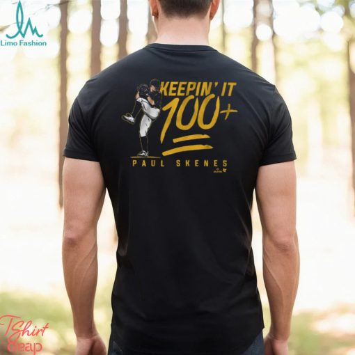 Paul skenes  keepin’ it 100  pittsburgh shirt