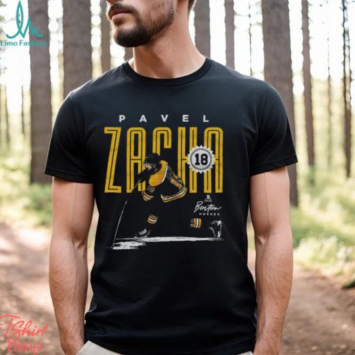 Pavel Zacha Boston Card WHT SHIRT