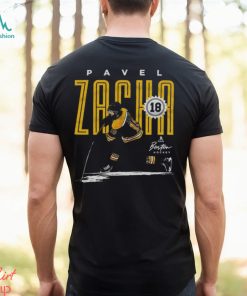 Pavel Zacha Boston Card WHT SHIRT