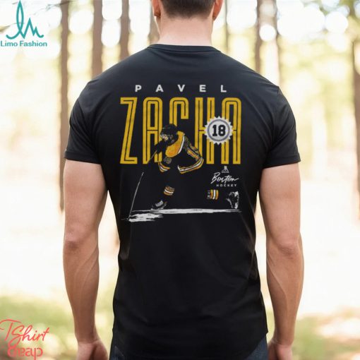 Pavel Zacha Boston Card WHT SHIRT