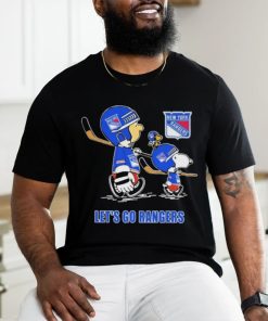 Peanuts Characters New York Rangers Lets Go Rangers 2024 Shirt