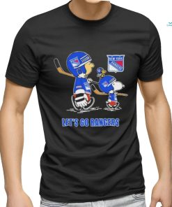 Peanuts Characters New York Rangers Lets Go Rangers 2024 Shirt