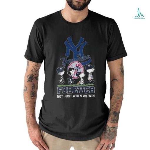 Peanuts Characters New York Yankees 2024 Forever Not Just When We Win Shirt