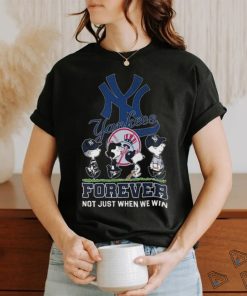 Peanuts Characters New York Yankees 2024 Forever Not Just When We Win Shirt