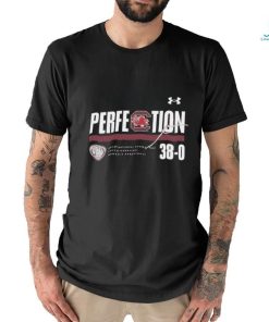 Perfection South Carolina Gamecocks 2024 NCAA National Champions 38 0 scores shirt