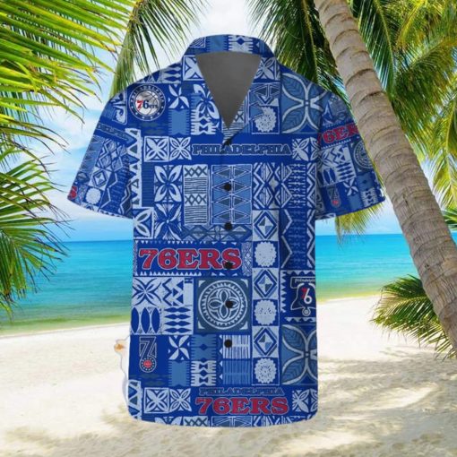 Philadelphia 76ers Hawaii Set Summer Pattern 3D Hawaiian Shirt And Shorts