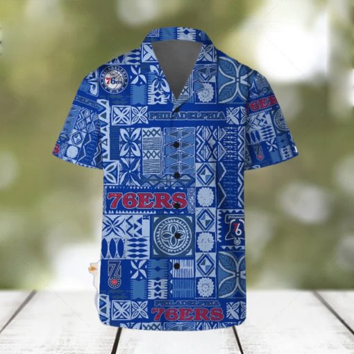 Philadelphia 76ers Hawaii Set Summer Pattern 3D Hawaiian Shirt And Shorts