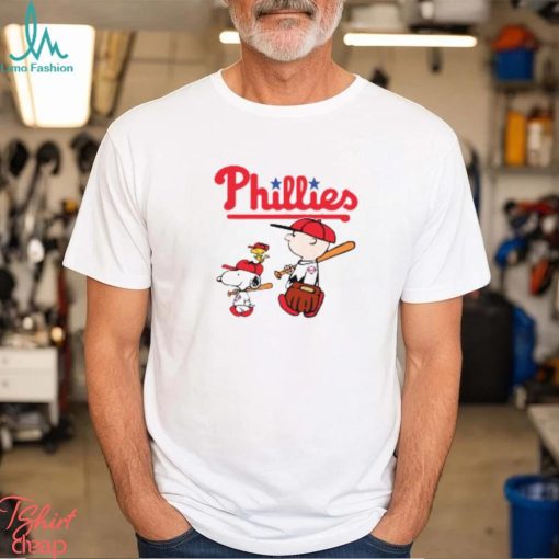 Philadelphia Phillies Let’s Play Baseball Together Snoopy MLB Shirt