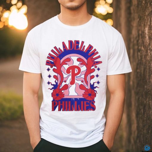 Philadelphia Phillies New Era White Ringer T Shirt