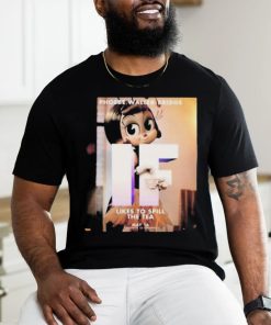 Phoebe Waller Bridge IF Character Poster Likes To Spill The Tea May 16 Exclusive To Cinemas Vintage Shirt