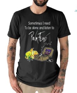 Pink Floyd Baby Yoda Shirt, Sometimes I Need To Be Alone And Listen To Pink Floyd T Shirt
