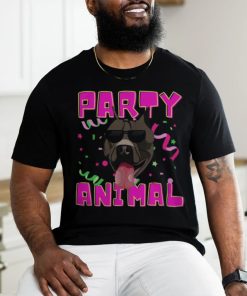 Pitbull Dog Party Animal Lazy Easy Pitbull Halloween Party shirt