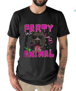 Pitbull Dog Party Animal Lazy Easy Pitbull Halloween Party shirt