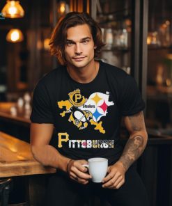 Pittsburgh Map Sports Teams Logo Shirt, hoodie, sweater, long sleeve and tank top Pittsburgh Map Sports Teams Logo Shirt
