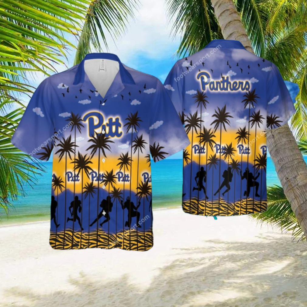 Pittsburgh Panthers Aloha Hawaiian Shirt Pattern Coconut Tree Gift Summer Pittsburgh Panthers Aloha Hawaiian Shirt Pattern Coconut Tree Gift Summer